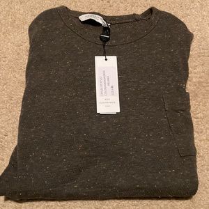 Mens olive green/brown short sleeve tee shirt new with tags-Size Medium